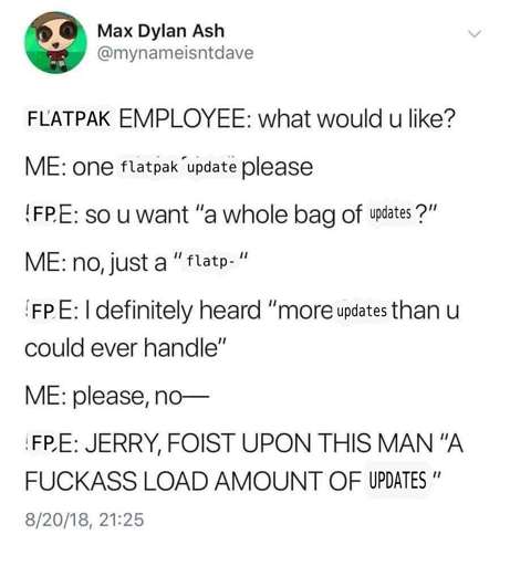 Twitter post, see body for transcript.