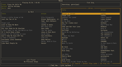 Image of ratatui interface